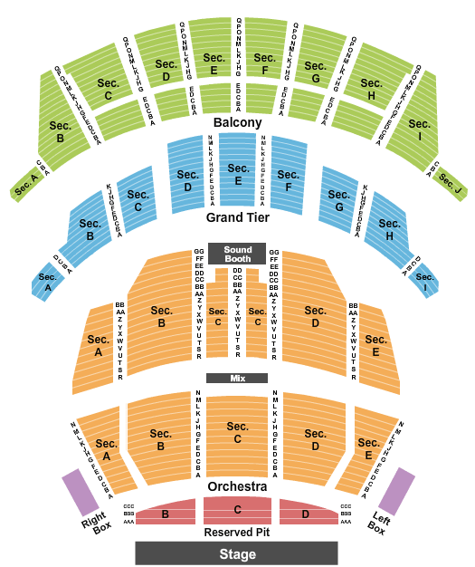 Altria Theater Harry Potter Seating Chart